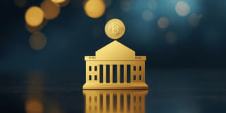Visuel de style journalistique sur l’intérêt institutionnel pour les ETF crypto