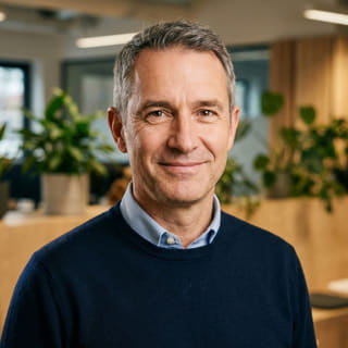 James Mitchell, directeur général chez Chamois Fondaria, photographié pour une image de profil